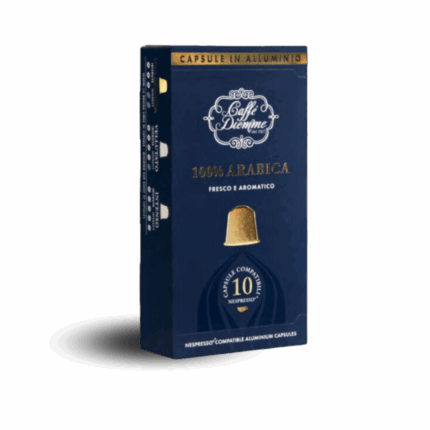 Cápsulas de café 100% Arabica compatibles con Nespresso® – Diemme in Alluminio, paquete de 10 piezas