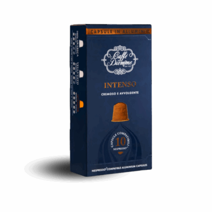 Cápsulas de café Intenso compatibles con Nespresso® – Diemme in Alluminio, paquete de 10 piezas