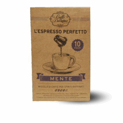 Cápsulas de café Mente compatibles con Nespresso® – Diemme L’Espresso Perfetto, paquete de 10 piezas
