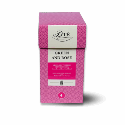 Té, Diemme – DTÉ Green and Rose, 10 bolsas